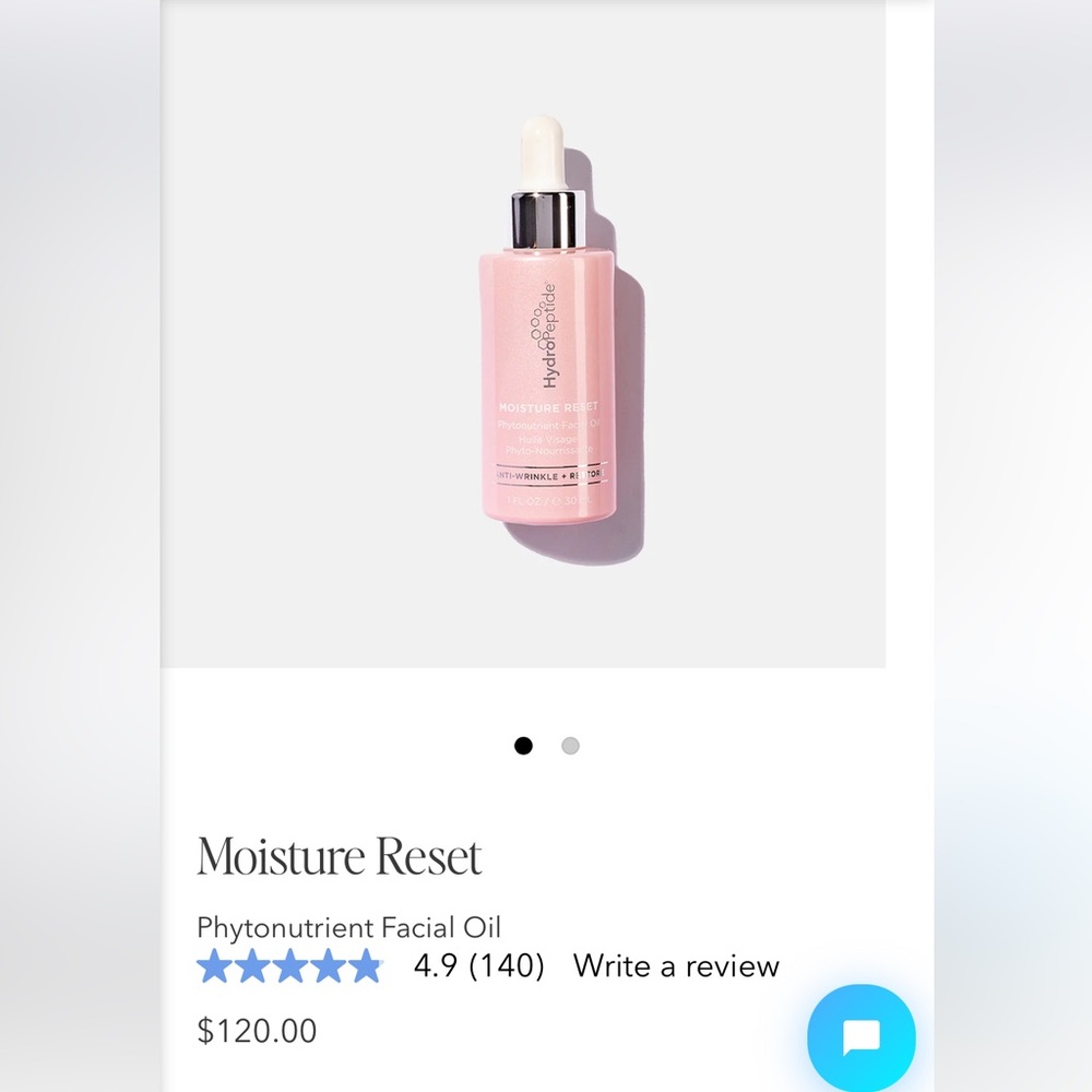Hydro Peptide Moisture Re Set Face Oil